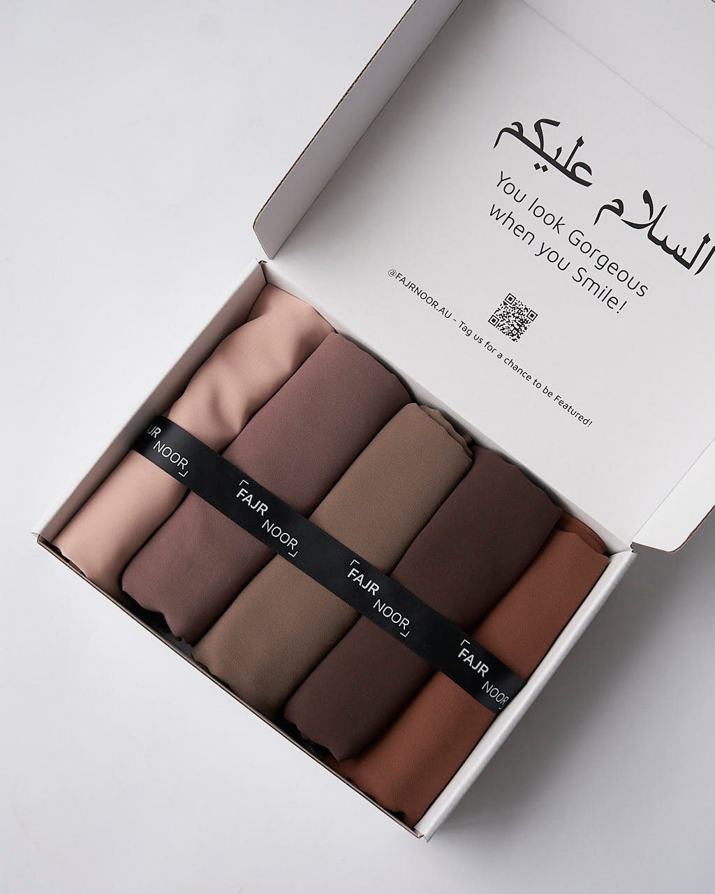 Nude Chiffon Hijab Box
